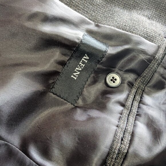 Classy Men's Alfani Sport Coat Brown Center Vent - Picture 5 of 5